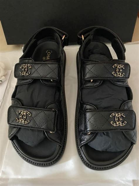 chanel dad sandals serial number